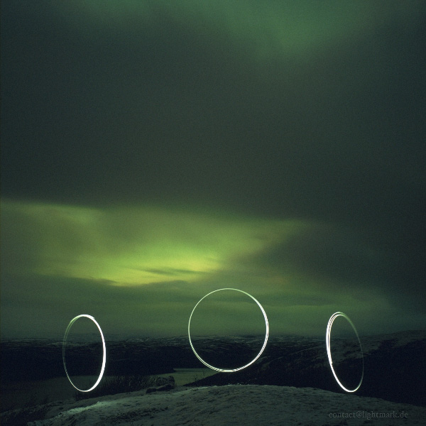 Lightmark No.60, Deanodat, Tanafjorden, Finnmark, Norway, Light Painting, Night Photography.